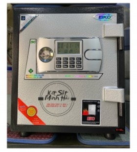 Két Sắt Chống Cháy Eiko 32D Đứng Khóa Điện Tử Màu Bạc