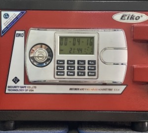 Két Sắt Chống Cháy Eiko 25E Khóa Điện Tử Màu Đỏ 